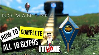 How to Complete All 16 Glyphs  No Mans Sky 2022 [upl. by Merry]