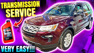 Ford Explorer Transmission Service 2018 [upl. by Barren77]