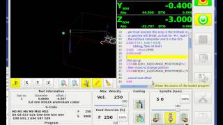 gmoccapy auto tool measurement screen 01 01 [upl. by Esinehs607]