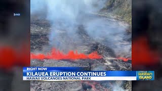 Kilauea Eruption Continues Active fissure opens in Napau Crater [upl. by Eeryt]