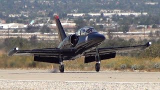 Patriots Jet Team Arriving at Hangar 24 AirFest 2017 [upl. by Nerag]