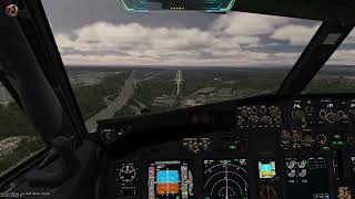 FS2020 PMDG 737800 Landing at Frankfurt EDDM [upl. by Langley]