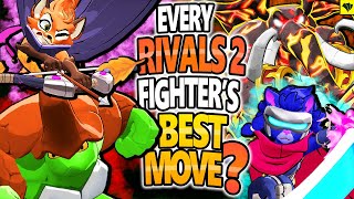 EVERY Rivals 2 Characters Best Move [upl. by Esirehc]