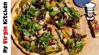 Blue Cheese amp Caramelised Onion Pizza Recipe MYVIRGINKITCHEN [upl. by Ayanaj190]