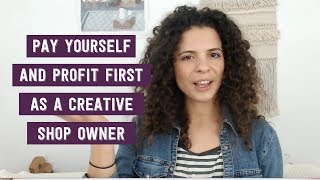 Pay yourself and profit first as a CREATIVE  HANDMADE  ETSY SHOP OWNER [upl. by Ardnoel]