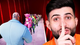 I Went UNDERCOVER In a PRISON Fortnite Fashion Show [upl. by Xyno]