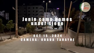 Jenin Camp homes under siege by Zionist invaders West Bank of Palestine [upl. by Arahat]