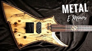 Wild Majestic Metal  Guitar Backing Track Jam in E Minor [upl. by Melania]