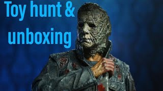 Neca Halloween ends Michael myers toy hunt amp unboxing [upl. by Krueger]