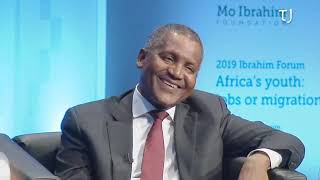 Dangote I withdrew 10 million Dollars just to look at it [upl. by Avid219]