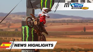 News Highlights  EMX125 Presented by FMF Racing Race 2  MXGP of Castilla La Mancha 2024 MXGP [upl. by Buffy]