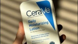 Cera Ve Daily Moisturizing Lotion Review Best Moisturizer for Dry Skin Worth Your Money [upl. by Ellehcsar]