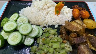 SPICY PORK YENDEM EROMBA EGG CURRY WITH KING CHILLI [upl. by Iadam833]