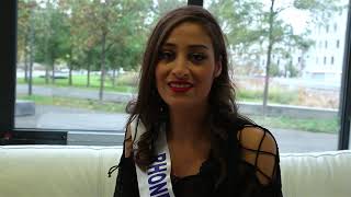 Dalida Benaoudia est Miss RhôneAlpes 2017  en route pour Miss France [upl. by Seligman]