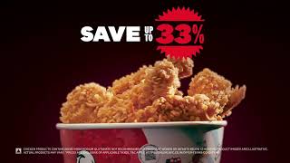 KFC  Special 15 Savings Bucket  Save 33 [upl. by Crawley]