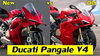 New vs Old Ducati Pangale V4  All Changes Details TM [upl. by Lenahs]