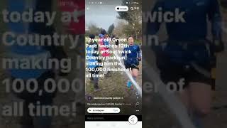 Orson Southwick parkrun 100000 finisher [upl. by Yriek]