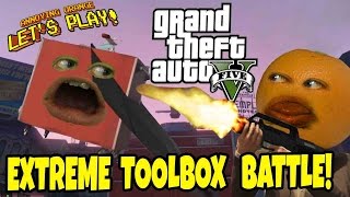 Annoying Orange amp Pear  GTA V EXTREME TOOLBOX BATTLE [upl. by Christa260]