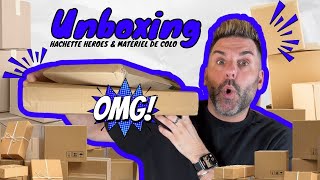 UNBOXING  Hachette Heroes et Matériel de colo avec livraison en direct [upl. by Lahtnero241]