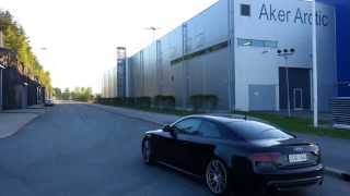 Audi A5 30 TDI quattro exhaust note [upl. by Eimrej]