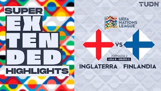 SUPER EXTENDED HIGHLIGHTS  Inglaterra vs Finlandia  UEFA Nations League 2024  TUDN [upl. by Nerej374]