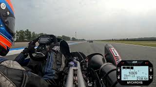 Assen Aug 2024 Race 1 Sam Moss 31 Div 1 Superkart [upl. by Dilan]