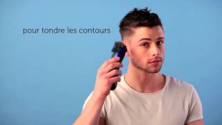 Tutoriel coupe cheveux homme  Side Swept et dégradé avec la tondeuse Precison Cut HC5900 [upl. by Ellehcar]