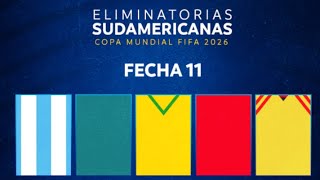 Pronóstico 🔮 Fecha N° 11  Eliminatorias Conmebol [upl. by Esylle844]