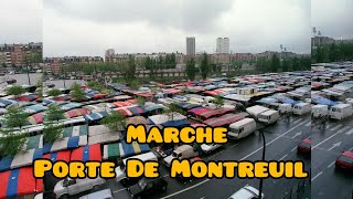 Marche De Montreuil Porte De Montreuil Ile de France Paris [upl. by Alejandro]