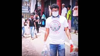 Traffic control and cleaning campaign in bancharampur bancharampur students [upl. by Shedd]