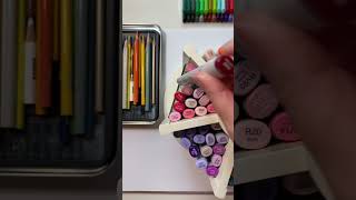 Organizing Copic Sketch Markers ASMR [upl. by Kirkwood566]