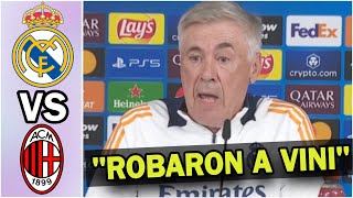 🚨ANCELOTTI DESTRUYE A RODRI EN RUEDA DE PRENSA POR EL BALON DE ORO DE VINICIUS  REAL MADRID HOY [upl. by Young]