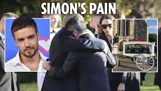 Touching moment Simon Cowell embraces Liam Payne’s parents after emotional farewell at funeral [upl. by Xel481]