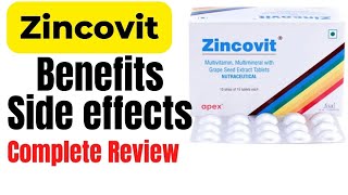 Zincovit tablet ke fayde in hindi  Zincovit tablet uses side effects [upl. by Ariaek850]