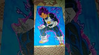 Drawing Vegeta from dragonballz anime beerusvegetavsbeerusgokuvegeta artdrawingviralshorts [upl. by Llennaj]