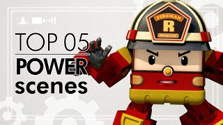 Robocar Poli Top 05 Roy Power Scenes  Robocar Poli Special [upl. by Muriah]