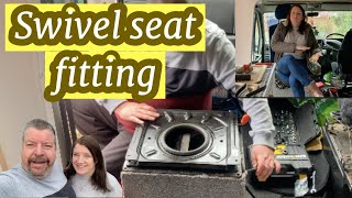 HOW TO FIT A SWIVEL SEAT TO FIAT DUCATO [upl. by Esyak910]