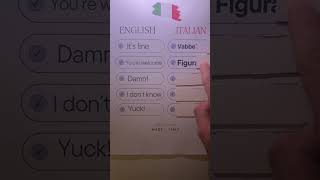 Learn Italian with me🇮🇹📚 learnitalian [upl. by Airyt]