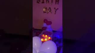 Birthday decoration ideas Happy the decoration 🎊youtubeshorts birthday party happy love [upl. by Nallac343]