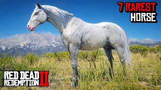 7 Rare Horse Locations  RDR 2 [upl. by Wadleigh394]