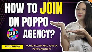 PAANO MAG JOIN NG AGENCY SA POPPO l HOW TO JOIN ON POPPO AGENCY l POPPO LIVE l NEWBIES l Mimmi Shane [upl. by Aynotel]