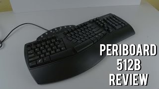 Periboard 512B Ergonomic Keyboard Review [upl. by Ruddy137]