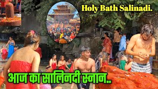 Sali nadi open snan 2024  Holy bath  Salinadi latest video  Haridwar ganga snan  Ganga snan [upl. by Nhojleahcim]