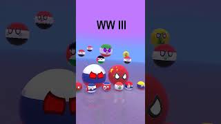 world war 321 countryballs countrymusic ww3 ww2 [upl. by Kerstin]