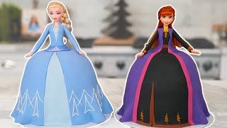 FROZEN 2 PRINCESS Cakes  NERDY NUMMIES [upl. by Philis]