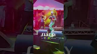 A Jamaican dancehall reggae performace in Barbados Guess who [upl. by Deland]