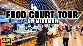 4K Exploring SM MEGAMALL FOOD COURT amp Savoring the AllTime Favorites [upl. by Anneirb469]