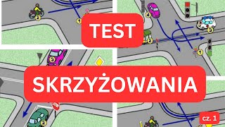 Test skrzyżowania kto ma pierwszeństwo prawo jazdy karta rowerowa cz 1 [upl. by Ireg284]