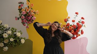 A Floral Backdrop Installation Tutorial by The Floral Eclectic [upl. by Razid]