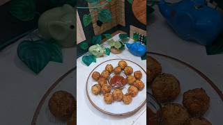 Rice balls using Leftover Rice in 60 secs😍बचे हुए चावल से टेस्टी नाश्ता shorts food trending [upl. by Moll347]